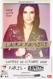 Laura Pausini: en concert le 20 octobre au Zénith de Paris, avec Chérie