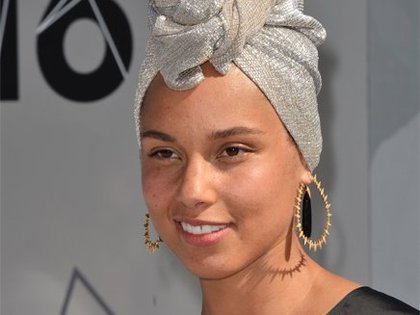Alicia Keys sans maquillage 