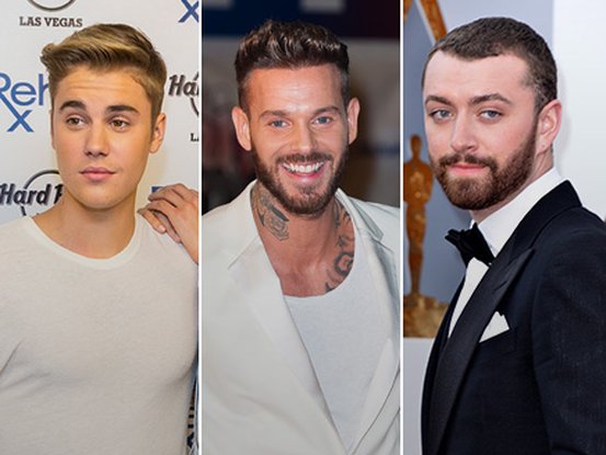 Justin Bieber, M Pokora et Sam Smith