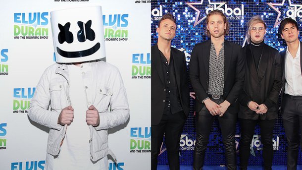 Marshmello, 5 Seconds Of Summer...: leurs hits sont maintenant sur NRJ!