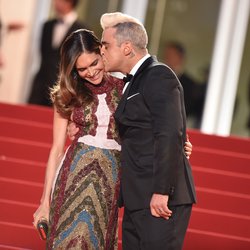Robbie Williams et Ayda Field 