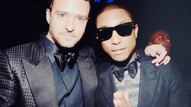 Justin Timberlake son touchant message d'anniversaire à Pharrell Williams!