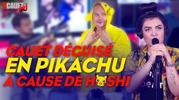 CAUET déguisé en PIKACHU à cause de HOSHI - C'Cauet sur NRJ