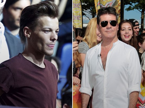 Louis Tomlinson et Simon Cowell
