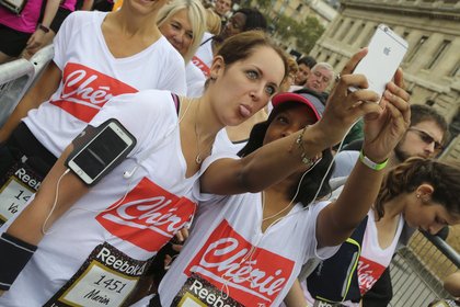 La team Fitnext/Chérie FM lors de la Parisienne