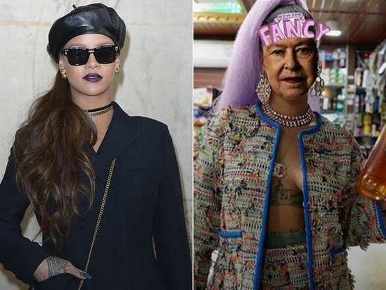 Rihanna et la Reine d'Angleterre