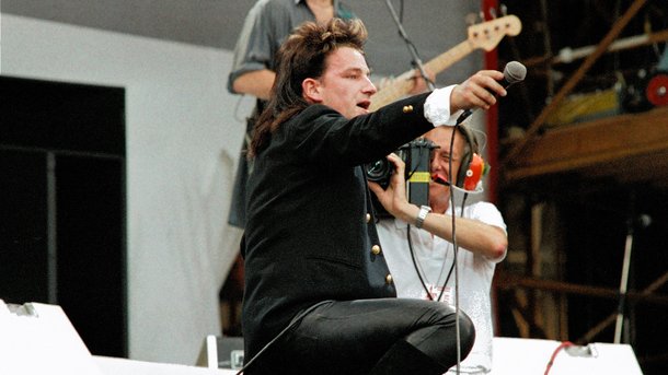 Bono traumatisé par sa coupe mulet lors du mythique Live Aid