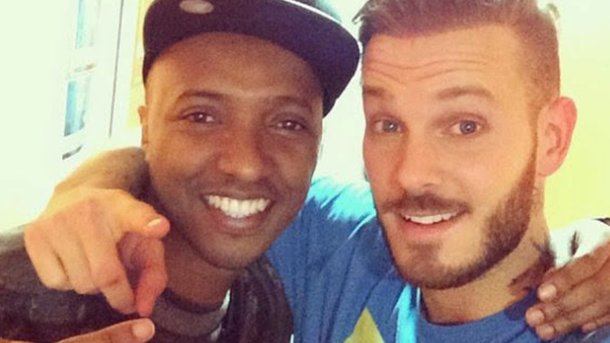 Soprano et M.Pokora, deux fervents supporters de l'OM!