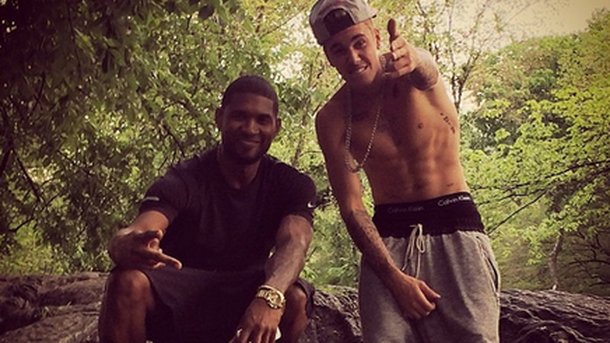 Usher rejoint Justin Bieber