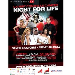 Night For Life : les artistes se bougent contre le cancer 