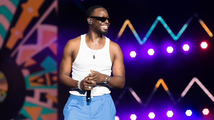 Dadju lors de l'Afro Nation Miami 2023