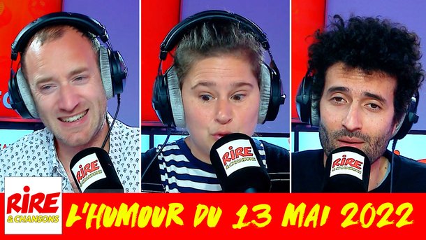 L'humour du vendredi 13 mai 2022 - Avec Vérino en interview, un canular de Martin sur les pizzas sans gluten, Rémi Marceau qui revient sur la candidature d'Eric Zemmour à Saint Tropez, Elodie Poux et les gens avec un casque sur les oreilles en permanence, Alex Fredo qui chante que le prochain été sera peut-être le dernier, et la blague du jour qui parle de cierge...