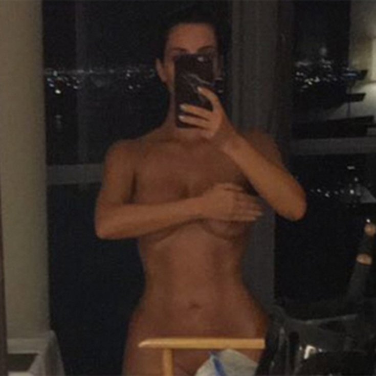 Kim Kardashian nue sur Snapchat