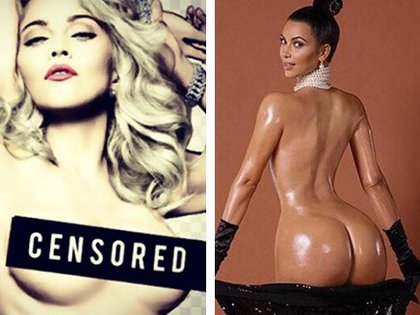 madonna - kim kardashian