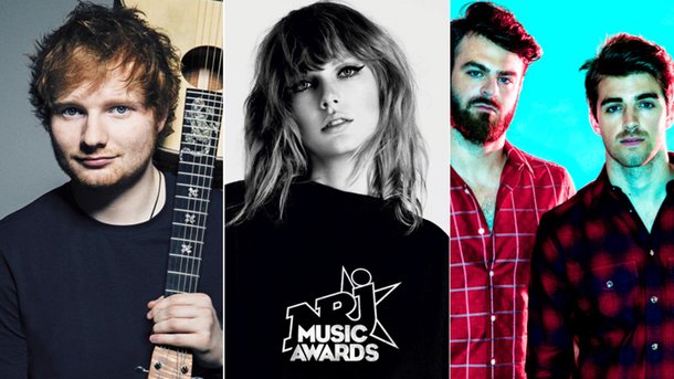 Ed Sheeran, Taylor Swift, The Chainsmokers: qui domine les nominations?