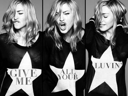 Madonna dévoile la pochette de son single "Give Me All Your Luvin"