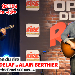 Oldelaf et Alain Berthier - Open du rire - Patrick Bruel a 60 ans - photo