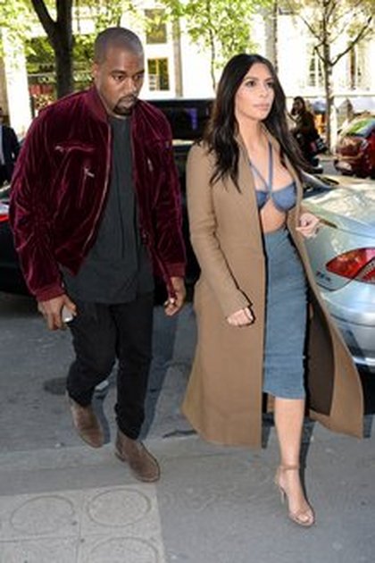 Kanye West et Kim Kardashian @ Paris