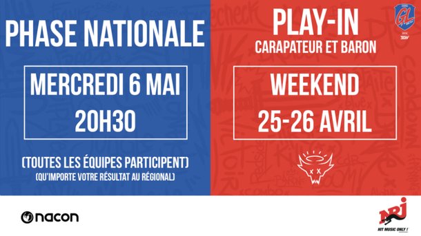 La Grosse Ligue : ne manquez pas les Play-in ce weekend, avant la reprise de la phase nationale le 6 mai