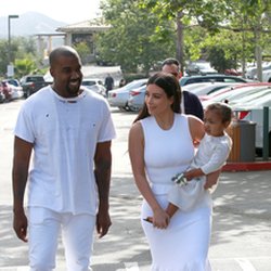 Kanye West, Kim Kardashian et North West