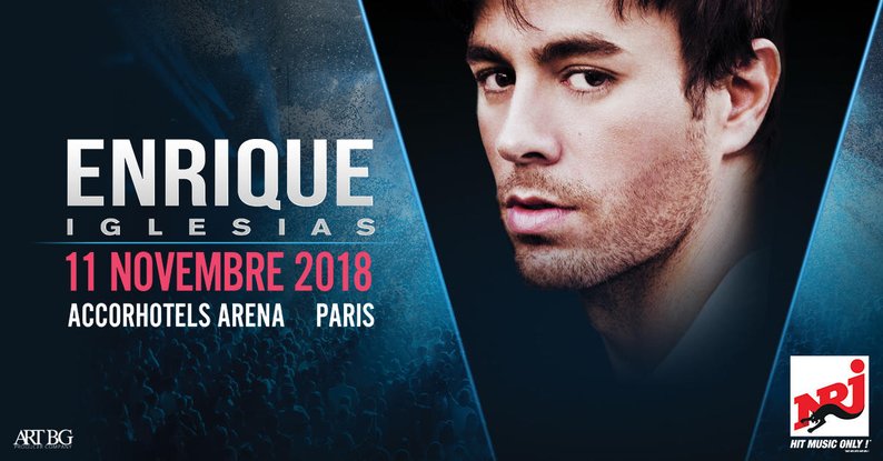 Enrique Iglesias en concert avec NRJ / Partage RS