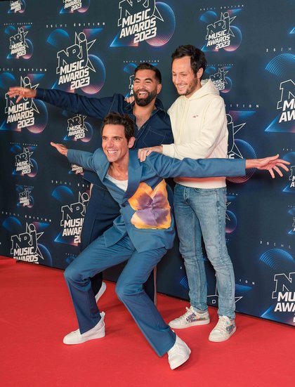 Kendji, Mika et Vianney - TAPIS ROUGE - NRJ MUSIC AWARDS 2023