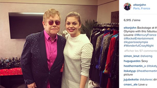 Louane : Elton John en est fan !