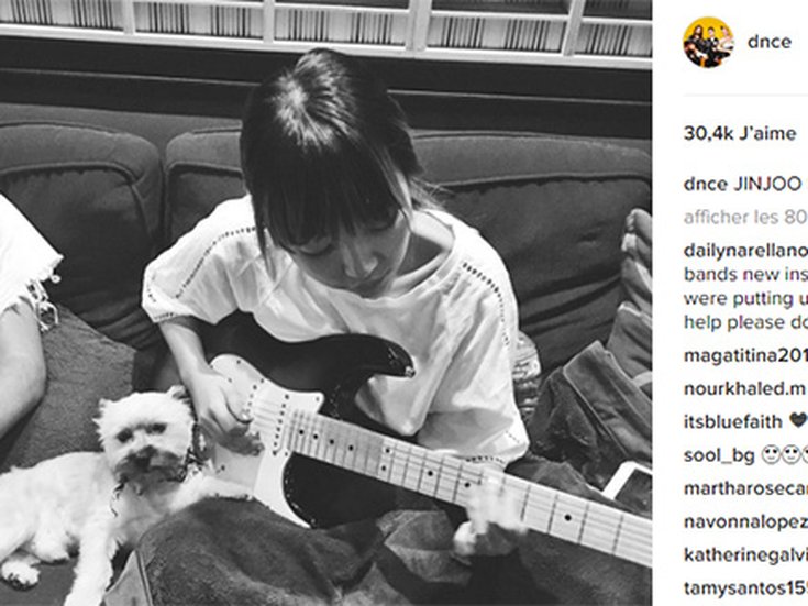 Jin Joo du groupe DNCE