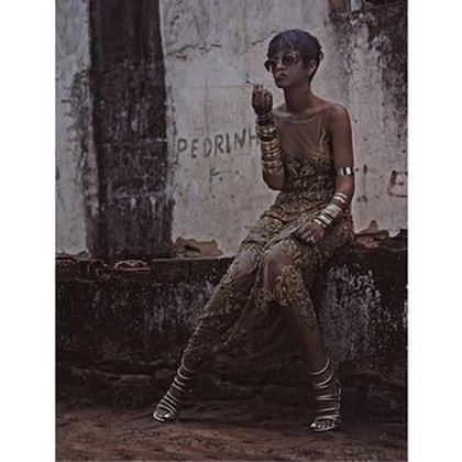 Behind The Scenes: Photos from RiRi's Vogue Brasil 