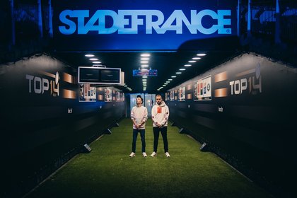 Bigflo & Oli en répétition au Stade de France (Finale TOP 14)