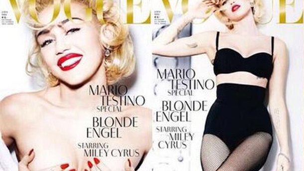Miley Cyrus : glamour pour le magazine Vogue !