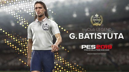 Le joueur de légende Batistuta, annoncé dans myClub