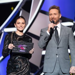 Thylane Blondeau et David Guetta - Cérémonie des NRJ Music Awards Paris Edition
