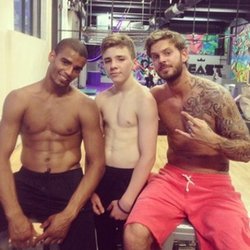 M.Pokora: Fin d'une grosse journée d'entraînement au brooklyn beast! avec @soap_r et @bramski