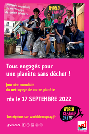 World Cleanup Day 2022: tous engagés pour une planète sans déchet !