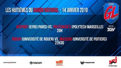 League Of Legends - La Grosse Ligue : les matchs du jour