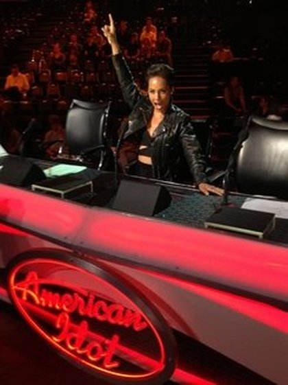 Alicia Keys sur le plateau d'American Idol