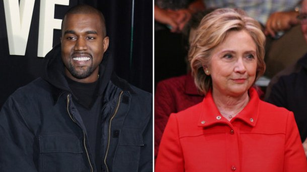 Kanye West: généreux donateur de la campagne d’Hilary Clinton