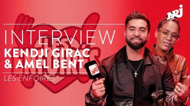 Kendji Girac et Amel Bent se confient sur leur aventure avec Les Enfoirés