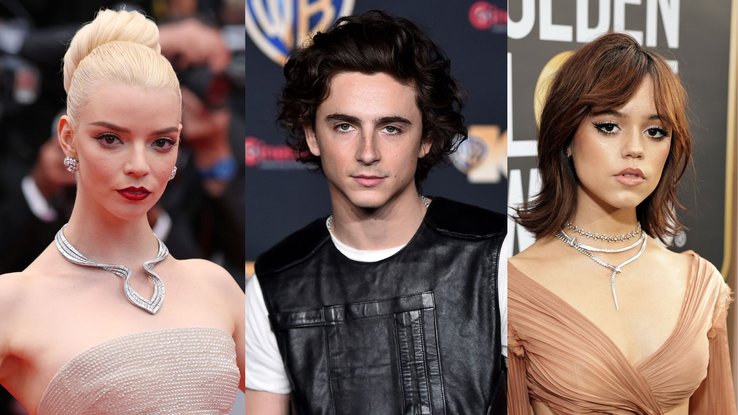 Anya Taylor-Joy, Timothée Chalamet et Jenna Ortega