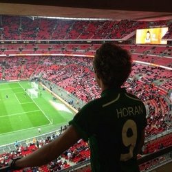 Niall Horan, ce qu'il aime : être Irlandais ! "Super fier d'être Irlandais! Super match à Wembley ce soir !"