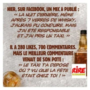 Le top 100 des Blagues de Rire & Chansons : sur Facebook