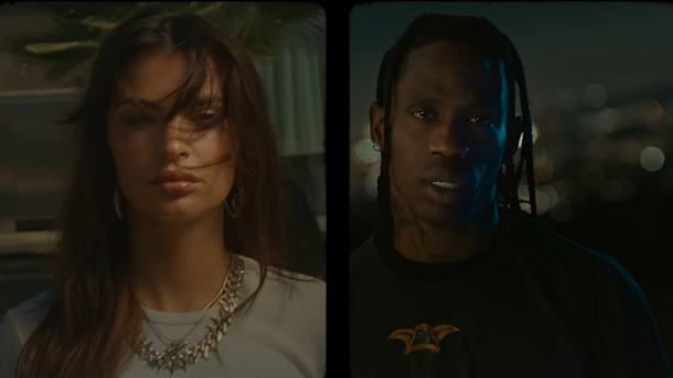 Emily Ratajkowski obsède Travis Scott dans son nouveau clip