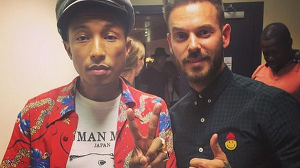 M.Pokora : rencontre avec Pharrell Williams!