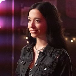 Mikey Madison (Amber) sur le tournage de "Scream"