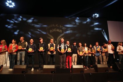 La remise des prix lors de soirée de fermeture du Rallye Aïcha des Gazelles du Maroc