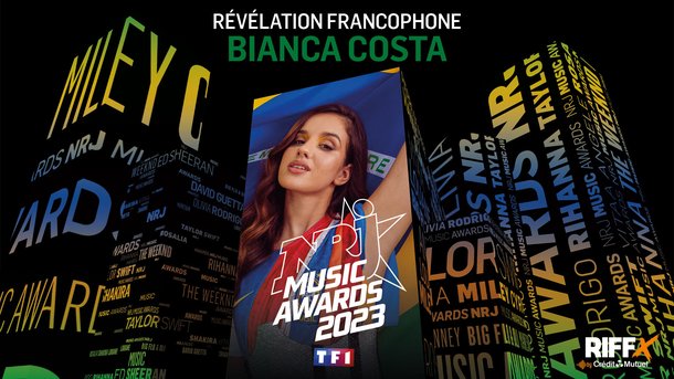 «Révélation Francophone de l’année»: Bianca Costa ne croyait pas à sa nomination !