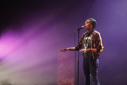 Imany sur la scène du Concert Pop Love