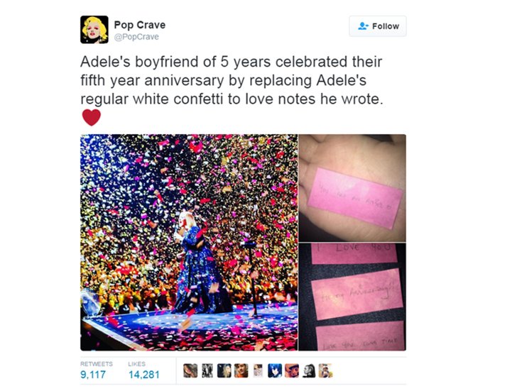 Confettis Adele
