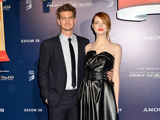 Andrew Garfield et Emma Stone